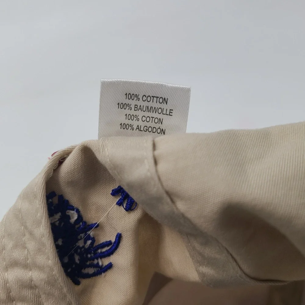 Sawgrass Country Club Hat Adjustable American Needle Beige Blue Golf Course Men